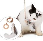 Смешные взаимодействующие игрушки кота с обломоками пластмассы штанги ПП нержавеющей стали поставщик