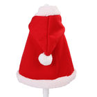 Кот стиля рождества роскошный одевает красный вес 0.15кг плаща для подарка/сувенира поставщик