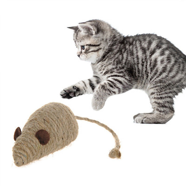Подгонянный сизаля игрушки кота мыши размера Дурабле взаимодействующего материальный Вашабле поставщик