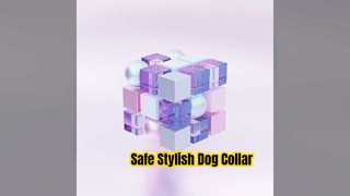 Светоотражающий ошейник для собак, легко чистится