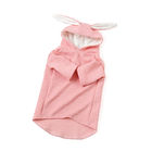 Прекрасный кот уха кролика милый одевает, смешные одежды кота розовые/серый цвет поставщик