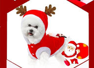 Любимец рождества одевает материал корпии с капюшоном пальто собаки с геометрическими картинами поставщик